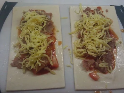 Hackfleisch-Käse Schiffchen - Rezept - Bild Nr. 2