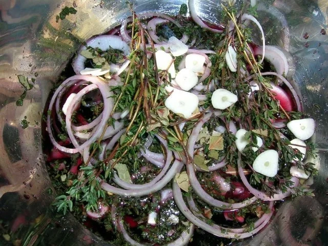 Boeuf á la mode - ein wenig aufwendig, aber das Ergebnis ist einfach nur lecker - Rezept - Bild Nr. 6