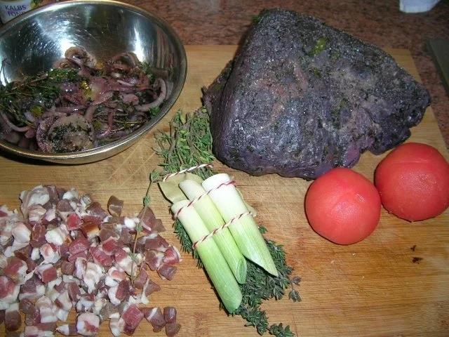 Boeuf á la mode - ein wenig aufwendig, aber das Ergebnis ist einfach nur lecker - Rezept - Bild Nr. 12