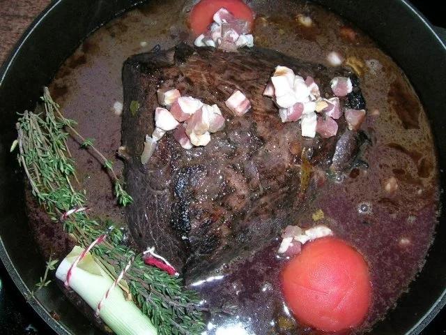 Boeuf á la mode - ein wenig aufwendig, aber das Ergebnis ist einfach nur lecker - Rezept - Bild Nr. 14