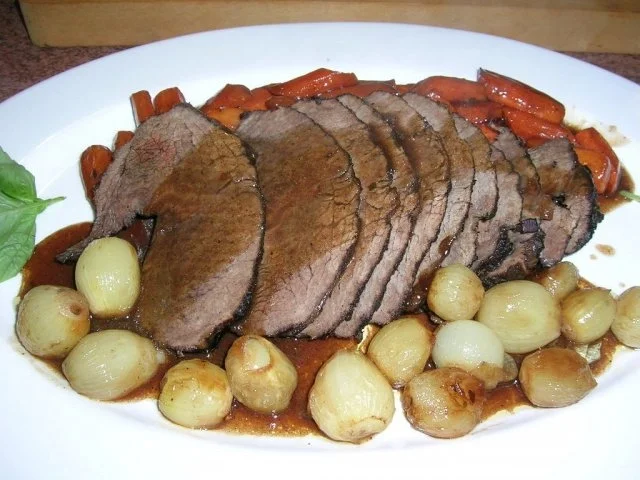 Boeuf á la mode - ein wenig aufwendig, aber das Ergebnis ist einfach nur lecker - Rezept - Bild Nr. 5