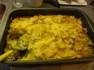 Steckrüben-Kartoffelgratin mit Ingwer - Rezept
