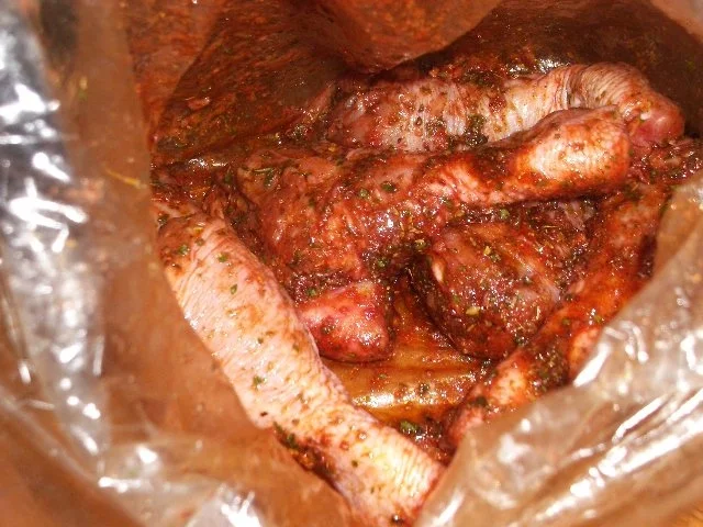 Rezept: Hänchenkeulchen im Bratschlauch Bild Nr. 4 Hänchenkeulchen im Bratschlauch - Rezept - Bild Nr. 4