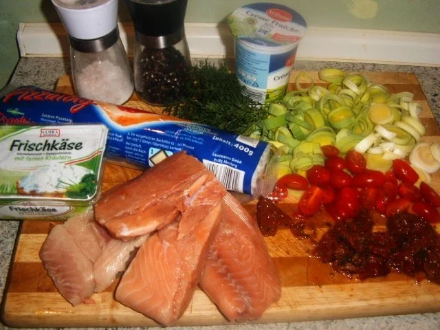 Rezept: Lachspizza Bild Nr. 2 Lachspizza - Rezept - Bild Nr. 2