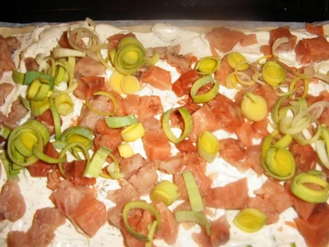 Rezept: Lachspizza Bild Nr. 5 Lachspizza - Rezept - Bild Nr. 5