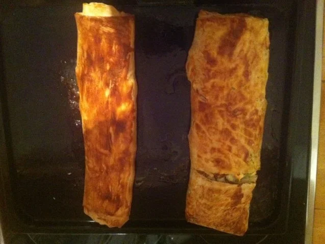 Lachs-Strudel mit Rahmwirsing - Rezept - Bild Nr. 2