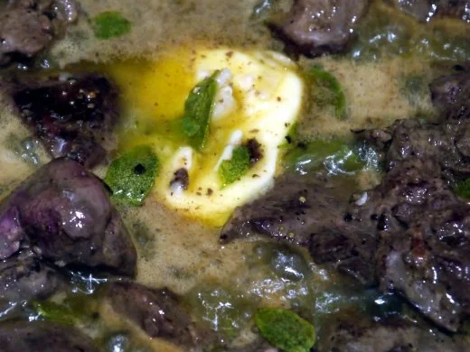 Spaghetti mit Salbei-Geflügelleber - Rezept - Bild Nr. 8