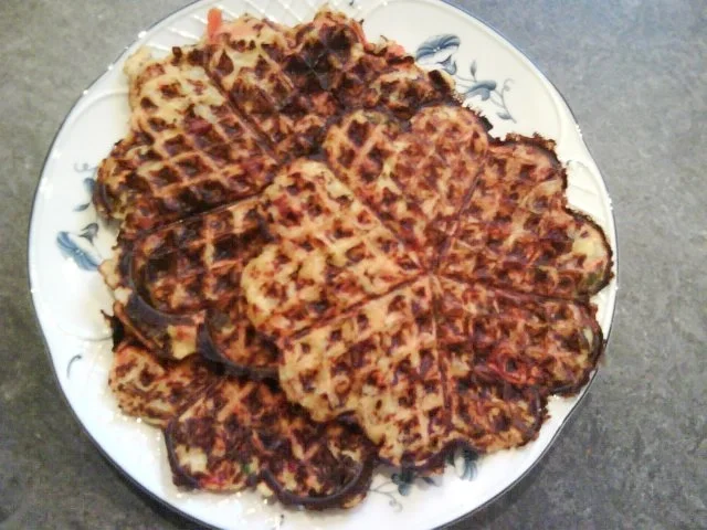 Gemüsewaffeln, pikant gewürzt - Rezept - Bild Nr. 4