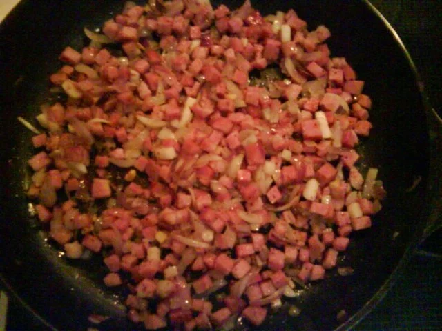 Rosenkohl mit Maronen und Kassler, überbacken - Rezept - Bild Nr. 3