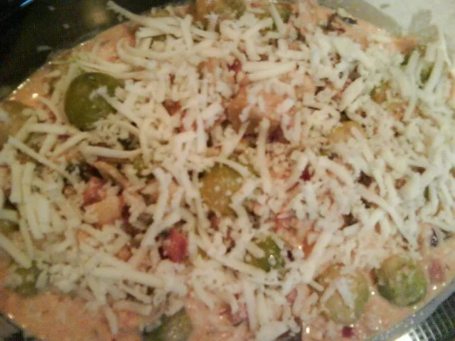 Rosenkohl mit Maronen und Kassler, überbacken - Rezept - Bild Nr. 6