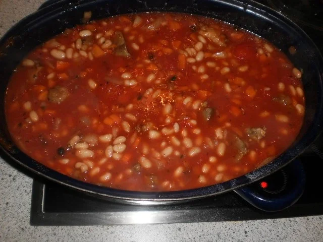 Ofensuppe mit Feta und Schweinefleisch - Rezept - Bild Nr. 12