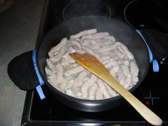 Geschnetzteltes a la card - Rezept