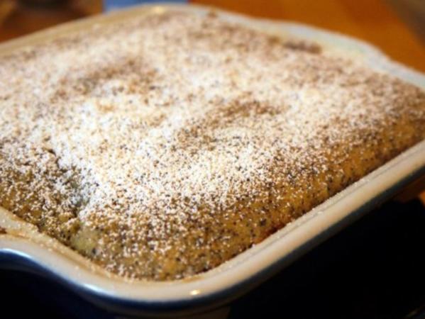 Mohn Gries Auflauf - einfach - 99 kcal/100g