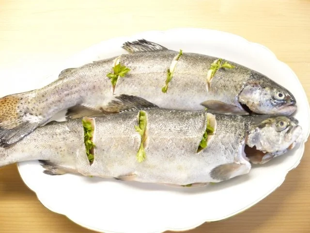 Rezept: Gebratene Forellen Gebratene Forellen - Rezept