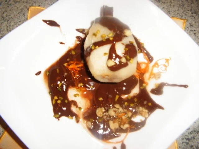 Weißwein-Amaretto-Birnen - Rezept - Bild Nr. 2