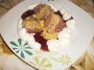Pudding an rote Grütze - Rezept