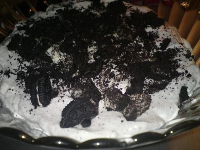 Rezept: Oreo-Creme auf karamellisierten Äpfeln Oreo-Creme auf karamellisierten Äpfeln - Rezept