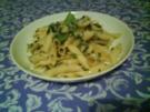 Penne aglio e olio - Rezept