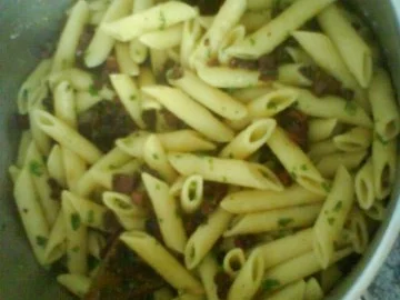 Kräuter-Schinkennudeln mit süßem Senf - Rezept - Bild Nr. 6