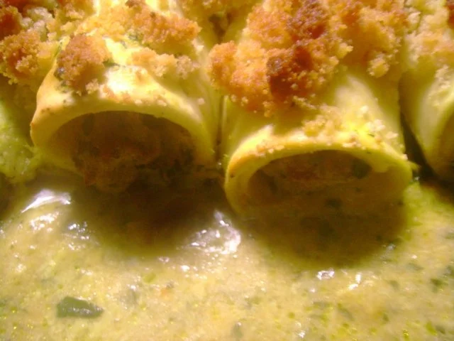 Rezept: Fisch: Thunfisch im Nudelblatt Bild Nr. 8 Fisch: Thunfisch im Nudelblatt - Rezept - Bild Nr. 8