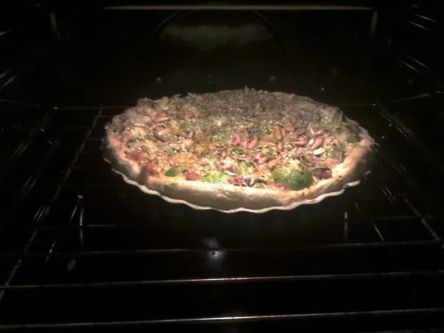 Tarte: Rosenkohltarte mit Speck und Käse - Rezept - Bild Nr. 7