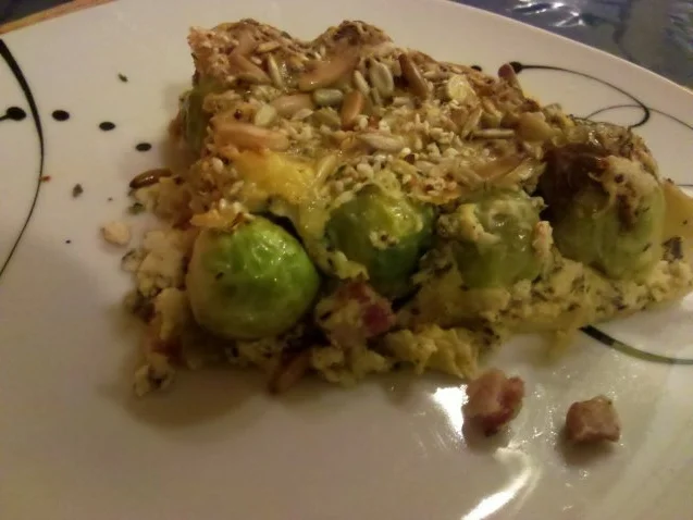 Tarte: Rosenkohltarte mit Speck und Käse - Rezept - Bild Nr. 11