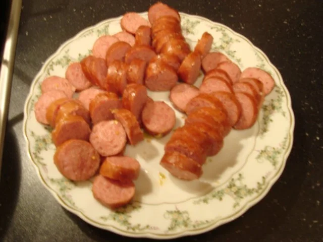 Bohnen untereinander mit gebratenen Mettwürstchen - Rezept - Bild Nr. 6