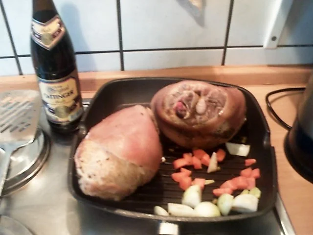 Mein Eisbein mit Malzbiersosse und Ananassauerkraut - Rezept - Bild Nr. 4