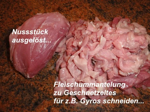 Fleisch:    NUSSSTÜCK an Steinpilzsauce - Rezept - Bild Nr. 2