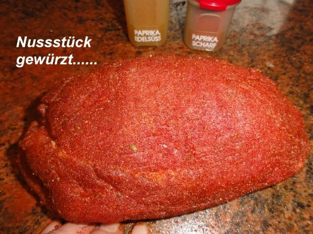 Fleisch:    NUSSSTÜCK an Steinpilzsauce - Rezept - Bild Nr. 3