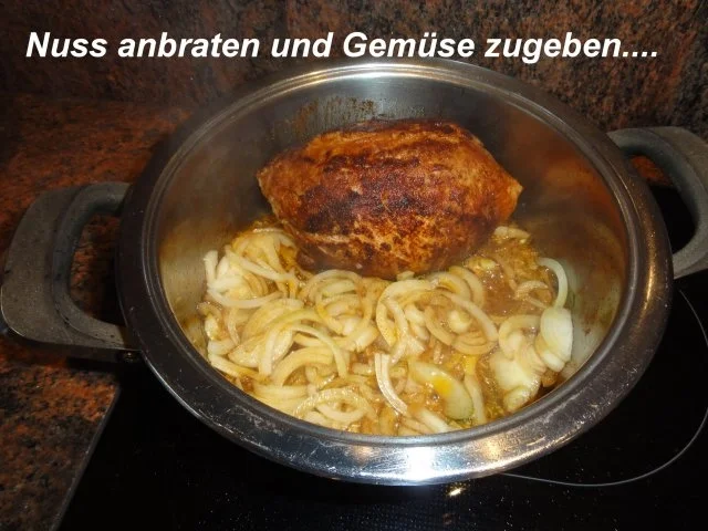 Fleisch:    NUSSSTÜCK an Steinpilzsauce - Rezept - Bild Nr. 4