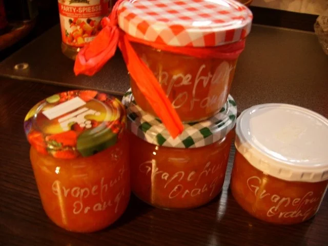 Rezept: Konfitüre& Co: Grapefruit - Orange mit Schuss Konfitüre& Co: Grapefruit - Orange mit Schuss - Rezept