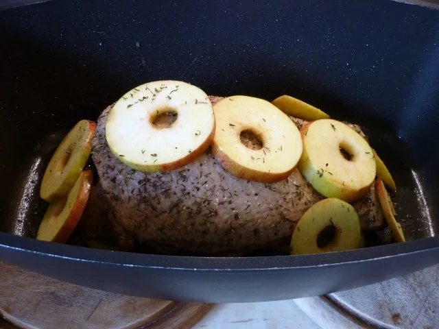 Rezept: Gänsebrust in Apfel – Zwiebel – Rotweinsoße Bild Nr. 4 Gänsebrust in Apfel – Zwiebel – Rotweinsoße - Rezept - Bild Nr. 4