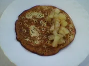 Hefe – Eierkuchen „Süß“ gefüllt mit Karamellisierter Ananas - Rezept