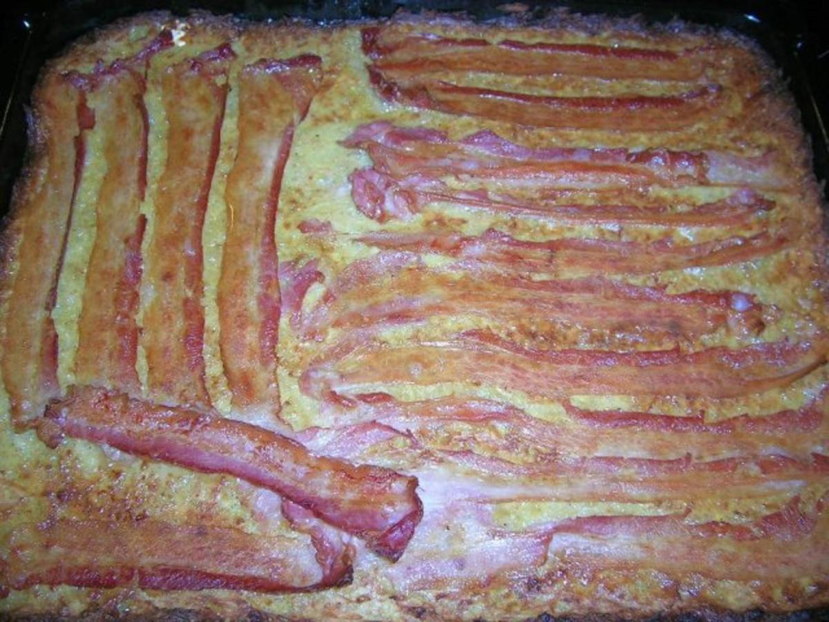 Kartoffel-Blechkuchen mit Bacon - relativ schnell gezaubert und sehr lecker - Rezept - Bild Nr. 2