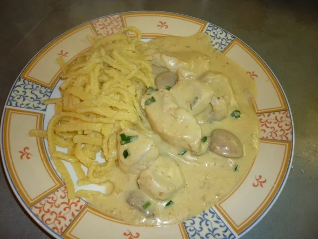 Pute an Senf-/Sahnesoße - Rezept - Bild Nr. 4