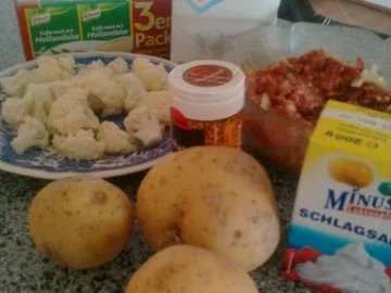 Rezept: Blumenkohlauflauf Bild Nr. 4 Blumenkohlauflauf - Rezept - Bild Nr. 4