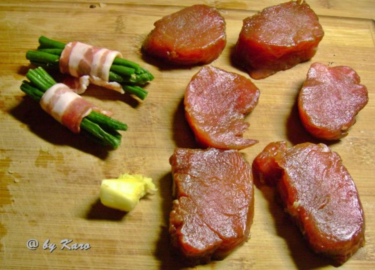 Fleisch: Beschwipstes Schweinefilet an Pflaumenwein Ingwer Sauce - Rezept - Bild Nr. 3