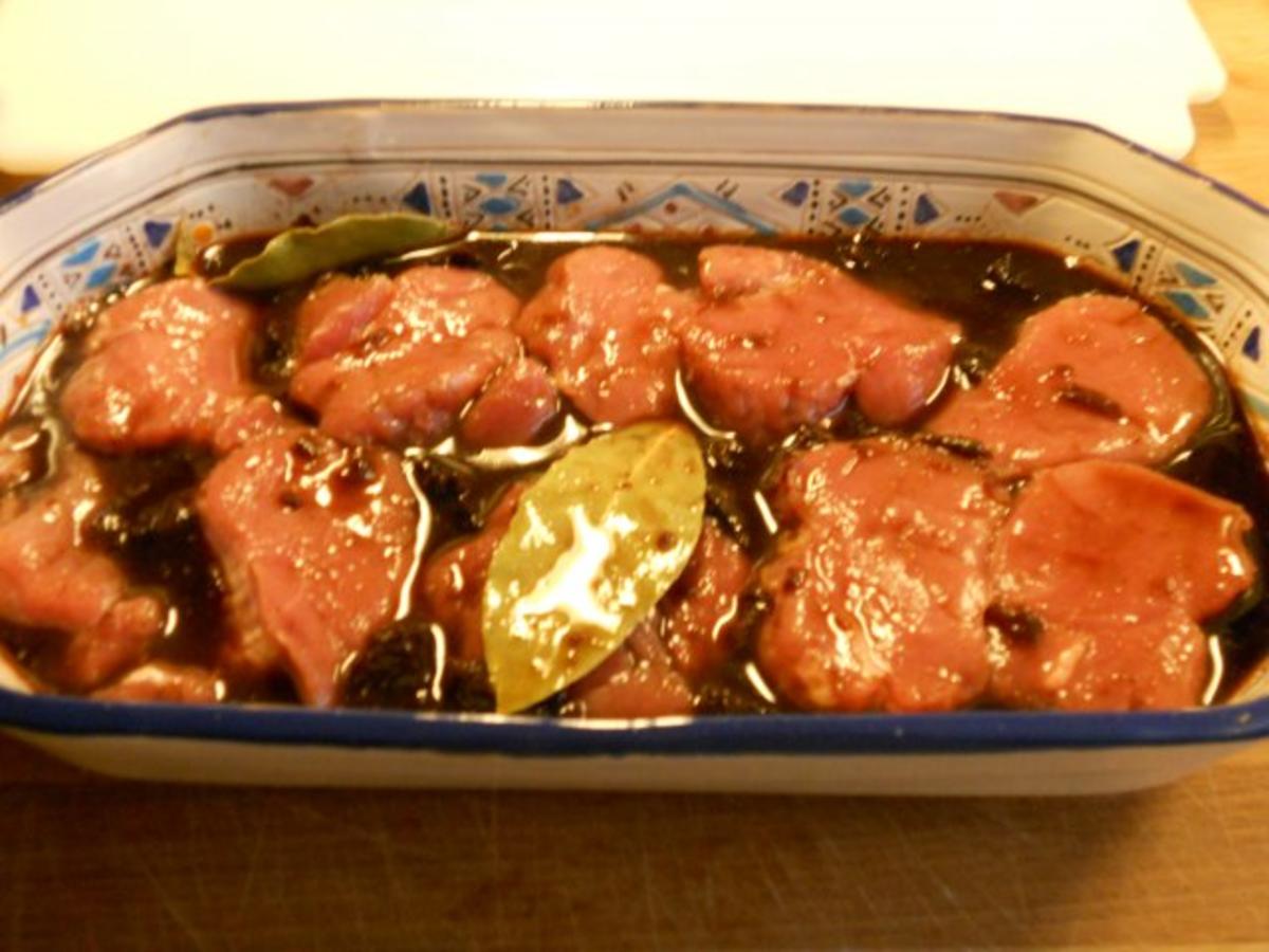 Fleisch: Beschwipstes Schweinefilet an Pflaumenwein Ingwer Sauce - Rezept - Bild Nr. 9