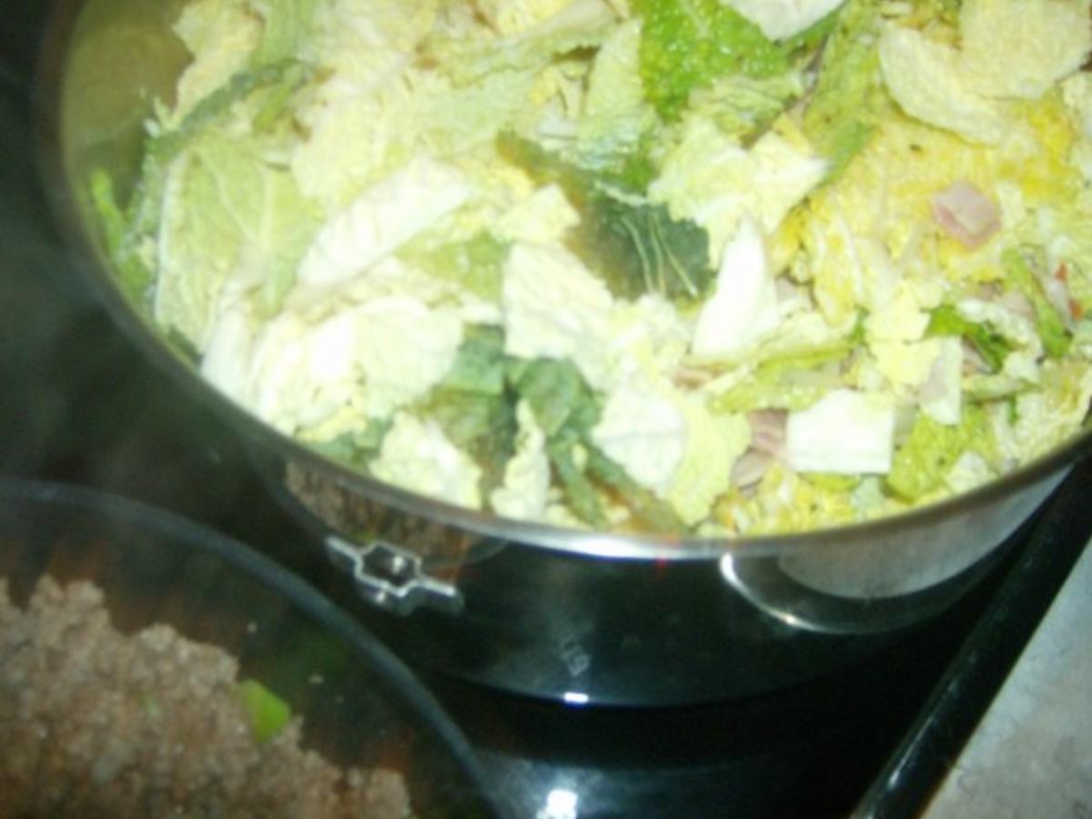 Hackfleisch Wirsing Topf - einfach - von moniundpeter