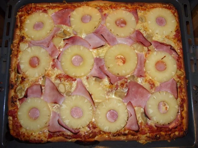 D: Pizza Hawaii - Rezept