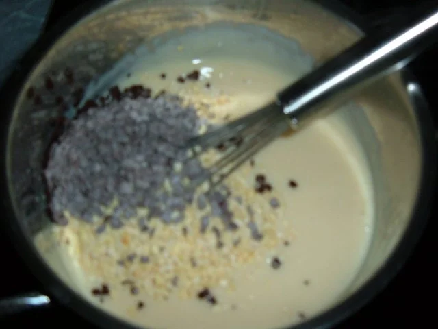 Rezept: Dessert : Vanillepudding im Zwetschgen - Kompott mit Hicks Bild Nr. 4 Dessert : Vanillepudding im Zwetschgen - Kompott mit Hicks - Rezept - Bild Nr. 4