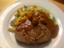 D: Hirschschulter gefüllt - Rezept