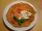 B: Rösti mit Lachs und Frischkäse - Rezept