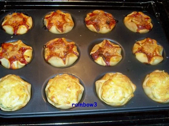 Rezept: Pizza: Kleine Pizza-Päckchen Bild Nr. 7 Pizza: Kleine Pizza-Päckchen - Rezept - Bild Nr. 7