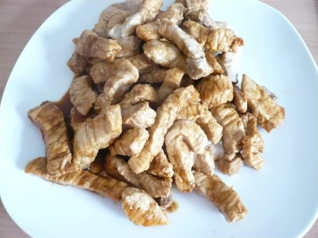 Gemischtes Wok -Gemüse mit Schweinefleisch - Rezept - Bild Nr. 4