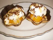 Schokoladen-Waffelschalen Melba - Rezept