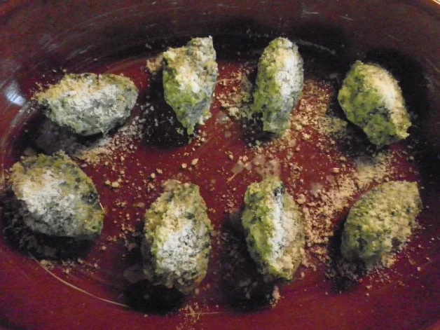 Käse - Spinat - Nocken ... - Rezept - Bild Nr. 3