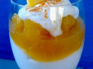 *Apfel - Kokos - Creme * mit Kokossahne - Rezept