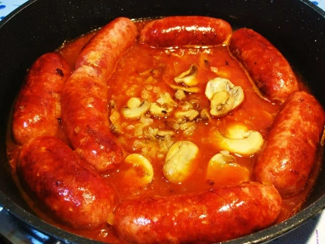 Chorizo mit einer milden Champignon-Wein-Soße - Rezept - Bild Nr. 7